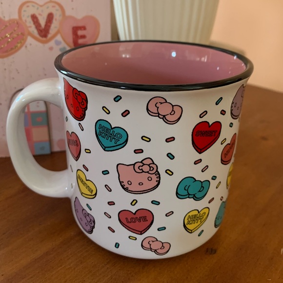 💗New Hello Kitty Candy Hearts Valentines Mug💗 - Picture 3 of 10